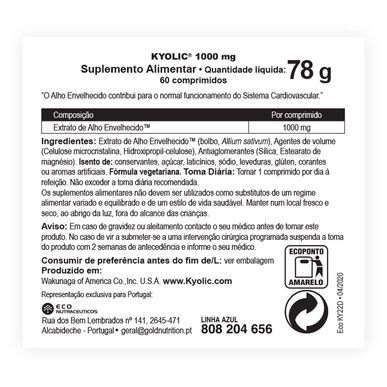 Kyolic Kardiovaskularne kapsule 1000 mg 60