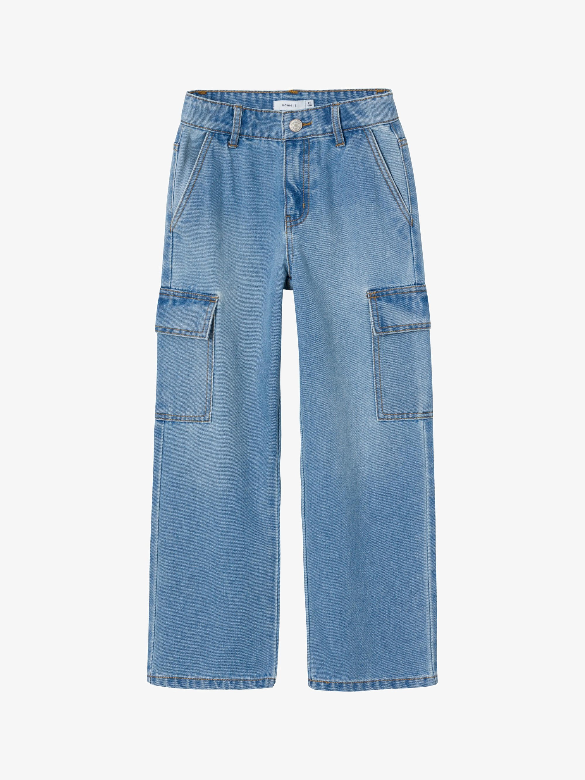Appelez-le NKFROSE WIDE - Jean évasé - denim bleu clair
