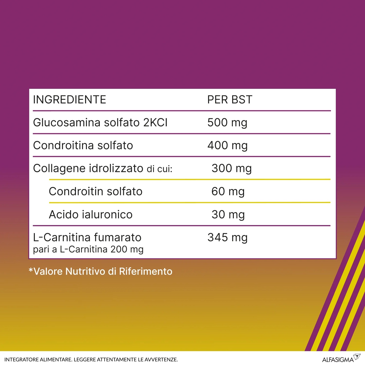 ALFASIGMA Amedial BF 20 saquetas de suplemento de cartilagem