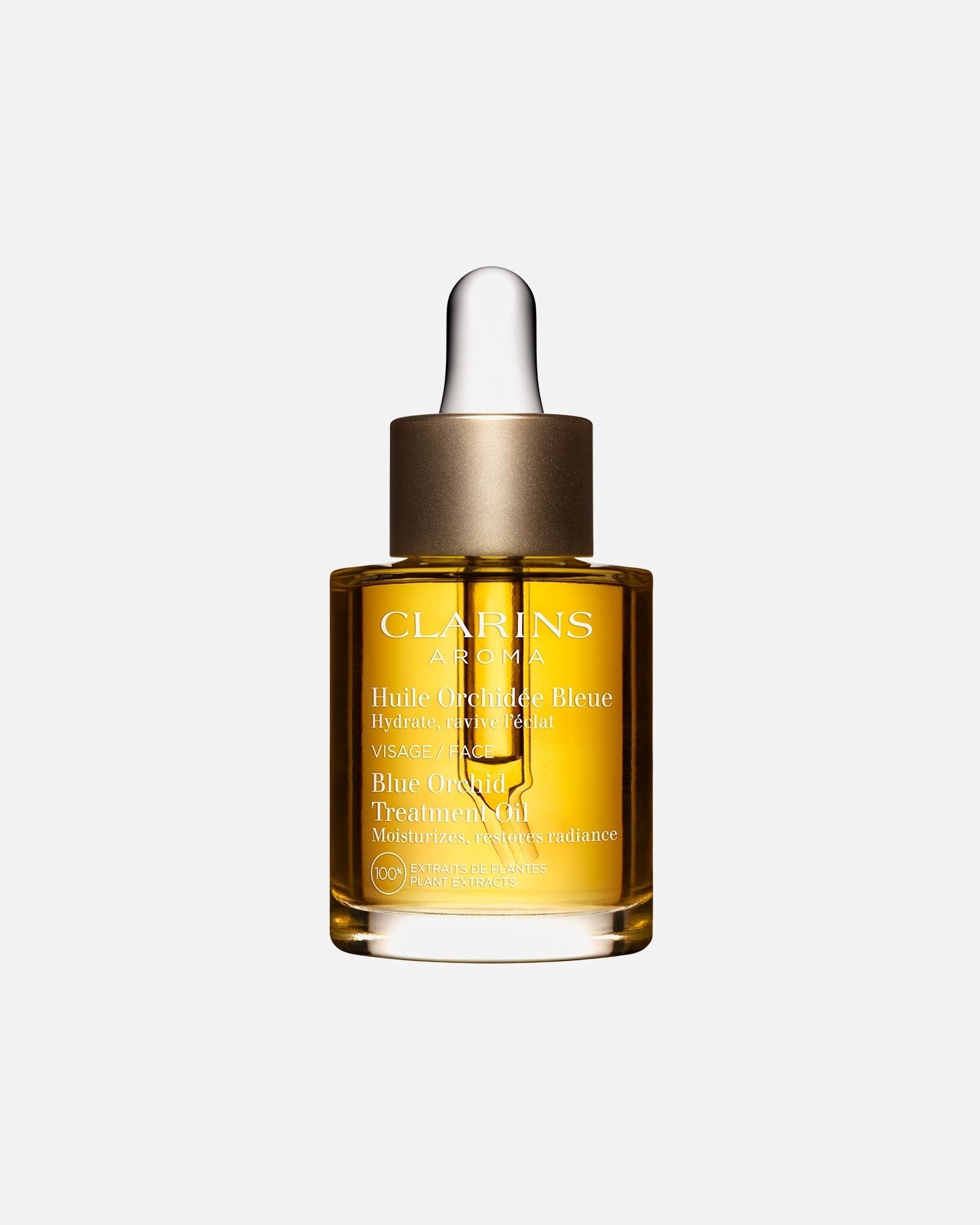 Clarins Aromaphytocare telový olej s modrou orchideou – pre suchú pokožku – 30 ml