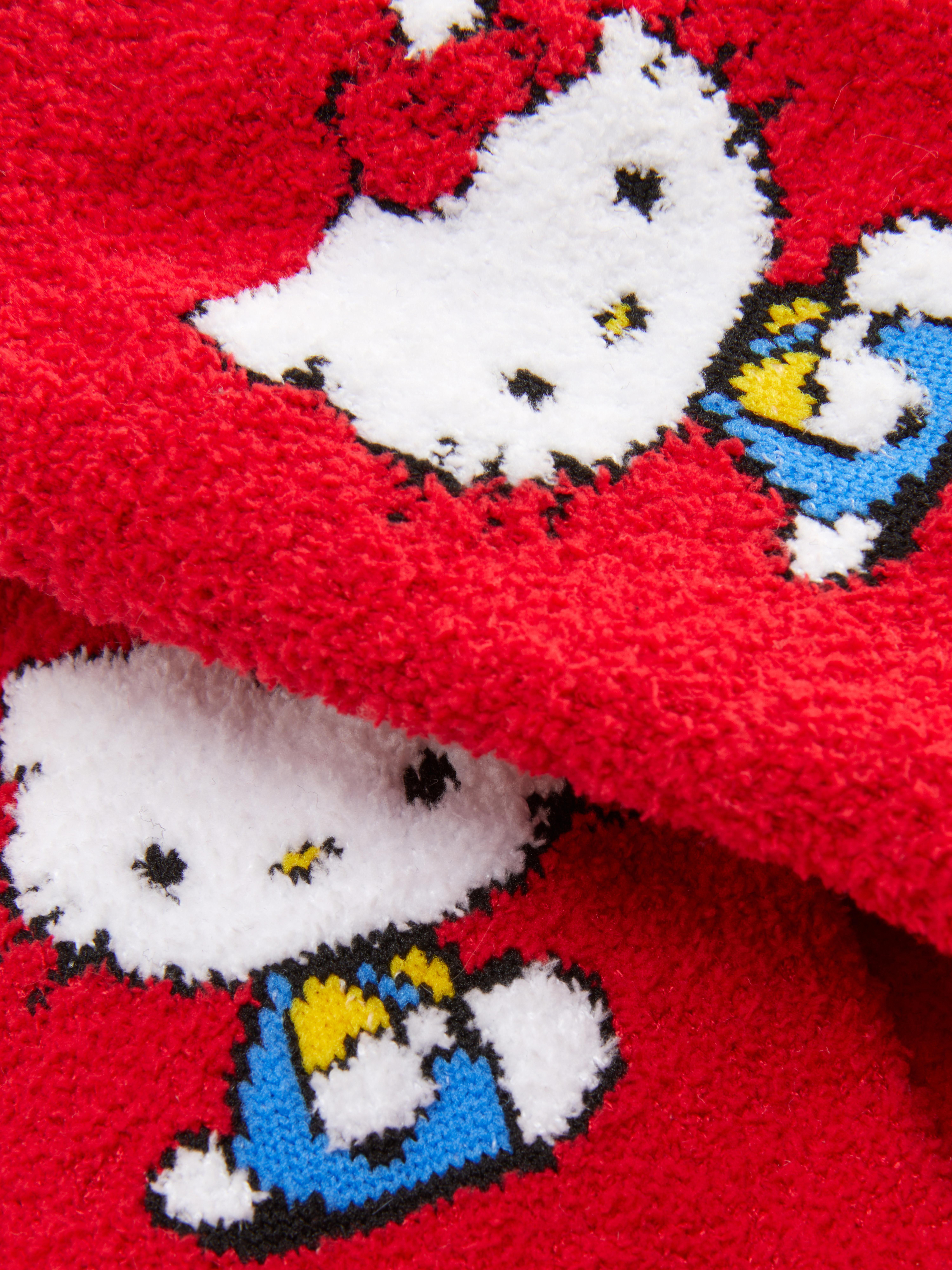 Șosete călduroase Hello Kitty O pereche de șosete călduroase cu un design Hello Kitty