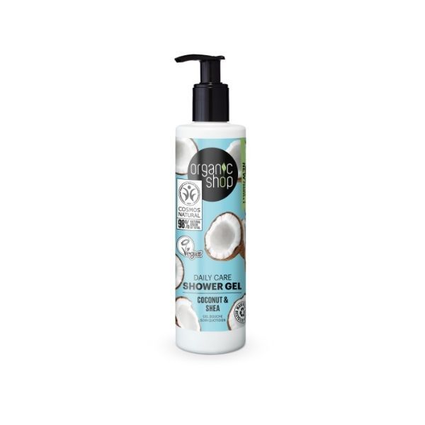 Bagnoschiuma Organic Shop Daily Care Cocco e Karité 280ml