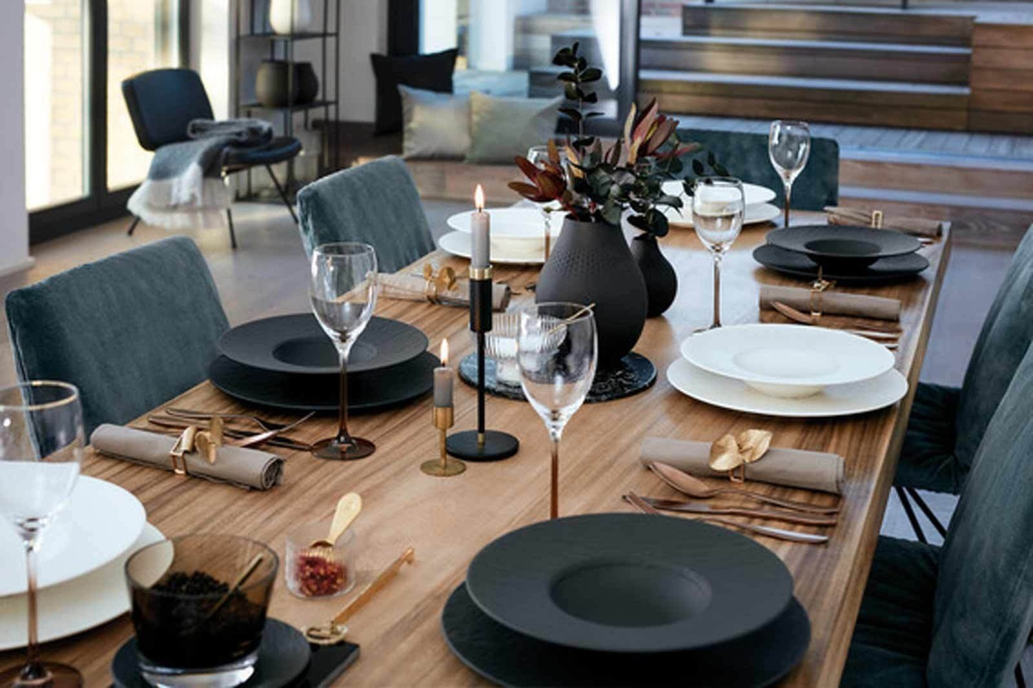 Villeroy & Boch Universalbord šķīvis Manufacture Rock baltais šķīvis - 1 gab.