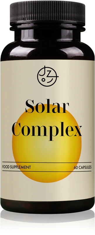 Mēs ēdam veselīgi Healthy Sun uztura bagātinātāja kapsulas, kas atbalsta iedegumu