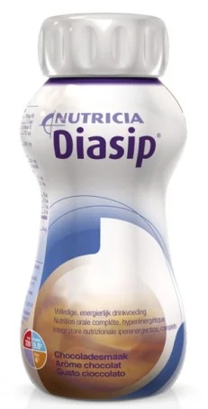 Diasip voedingssupplement met chocoladesmaak 4 x 200 ml