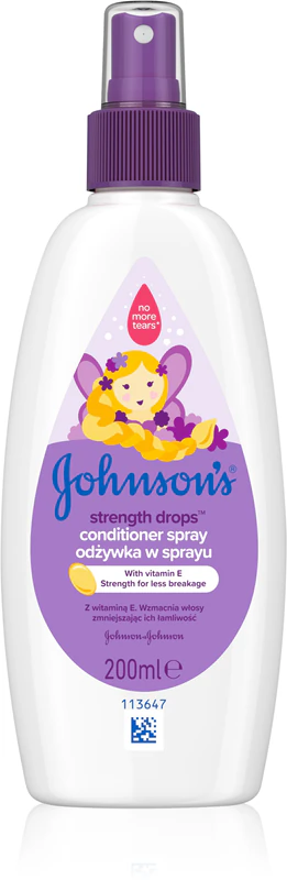 Johnson's® Strength Drops Dětský posilující kondicionér