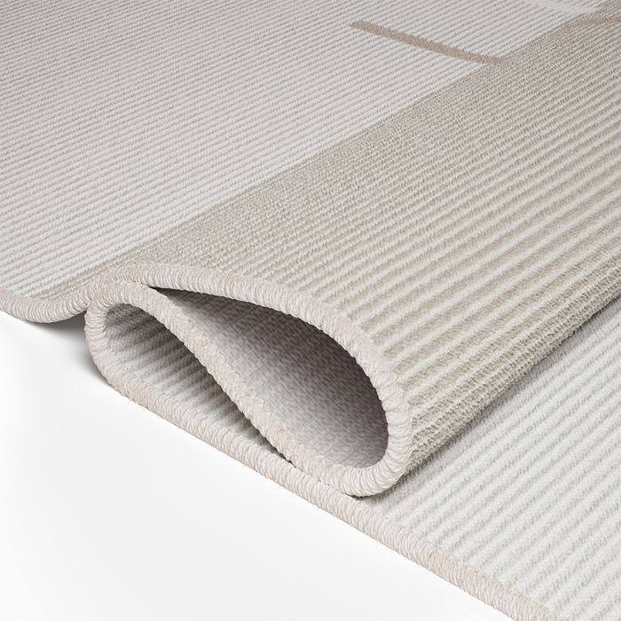 Alfombra grande de diseño contemporáneo y moderno - Beige (290x200 cm) - Yira Beige