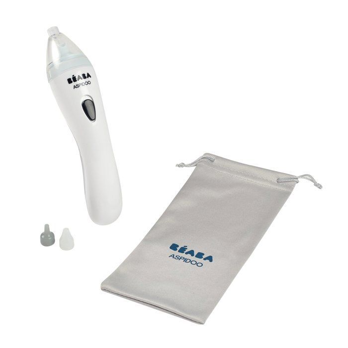 Aspirador nasal eléctrico portátil para bebés Aspidoo blanco