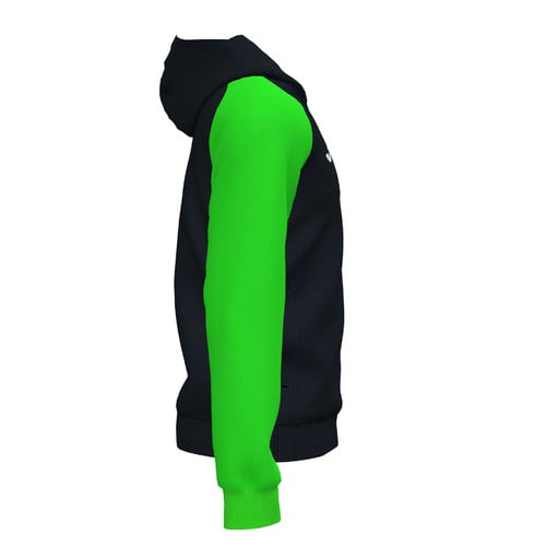 Bunda s kapucí Joma Academy IV, černá/fluorescenčně zelená