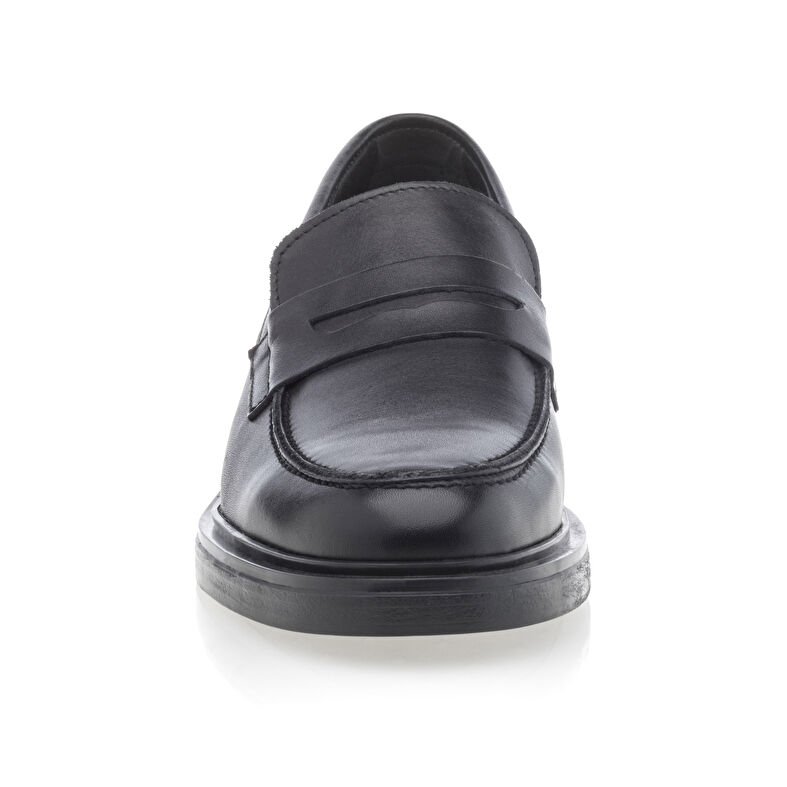  Svarta loafers/båtskor för män