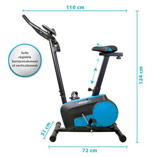 Stacionárny bicykel Sparraw Fitness Tempo