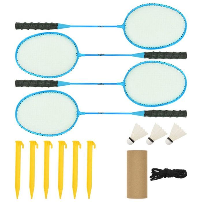 Red de bádminton vidaXL amarilla y negra, 600x155 cm, tejido PE, 93745