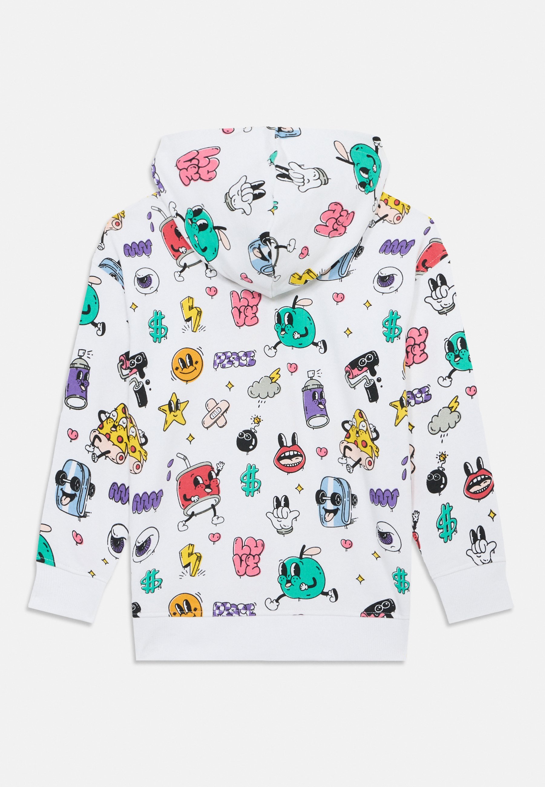 Friboo UNISEX - Sweatshirt - wit/multicolor