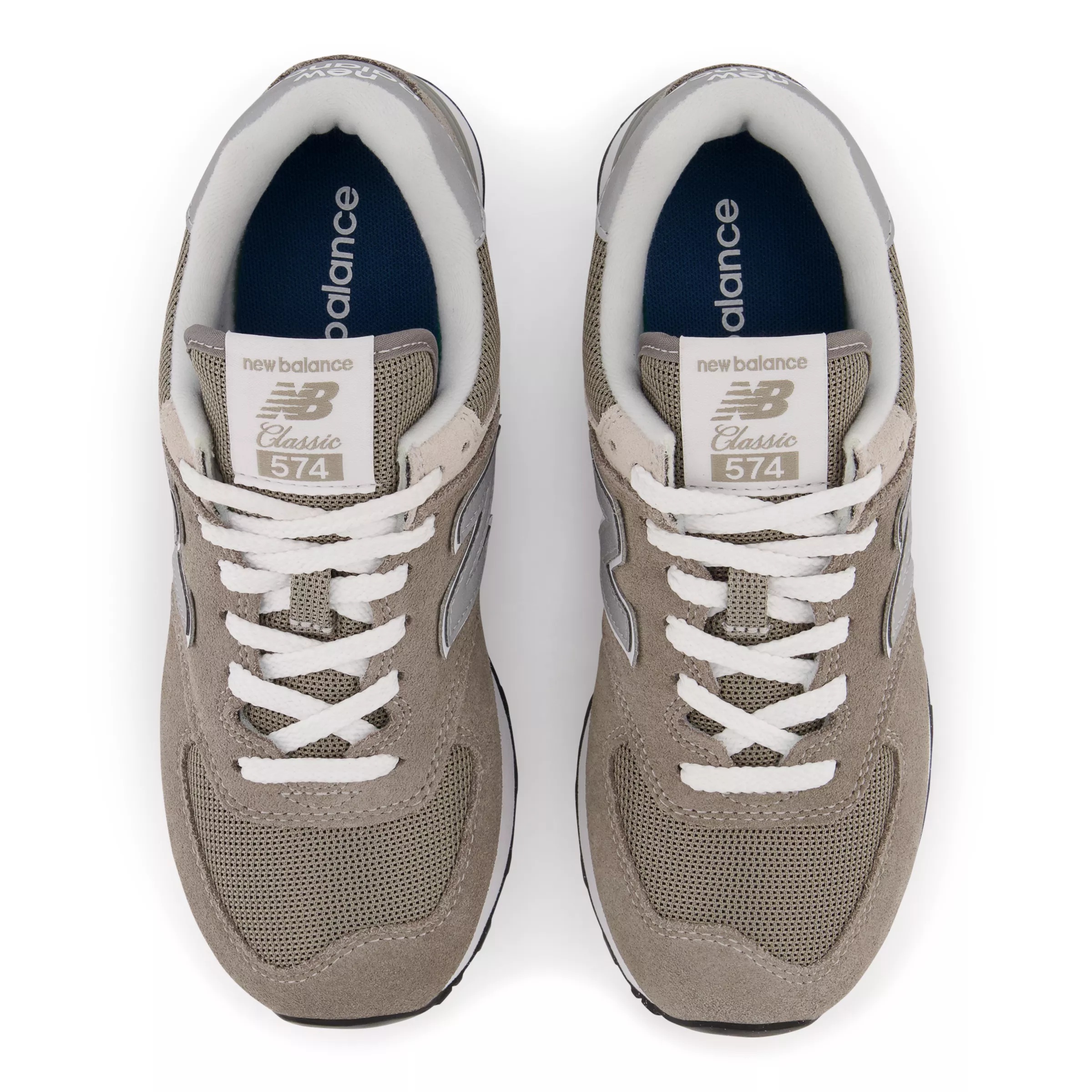 574 Core Grey with White