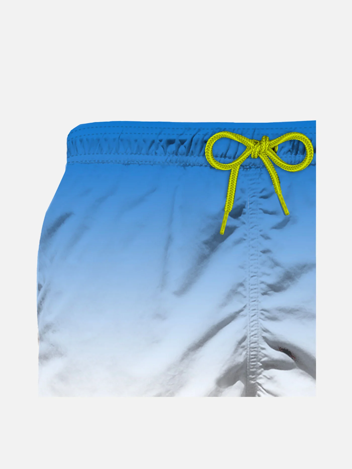 Zwempak voor jongens met een blauw-wit kleurverloop.