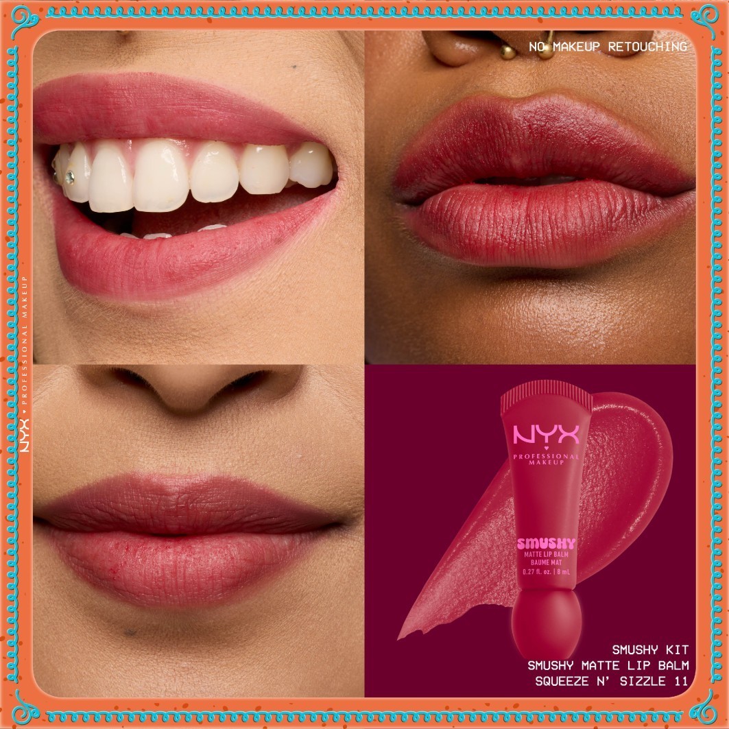 NYX Professional Makeup set za ličenje ustnic Smushy Kit - 1 kos