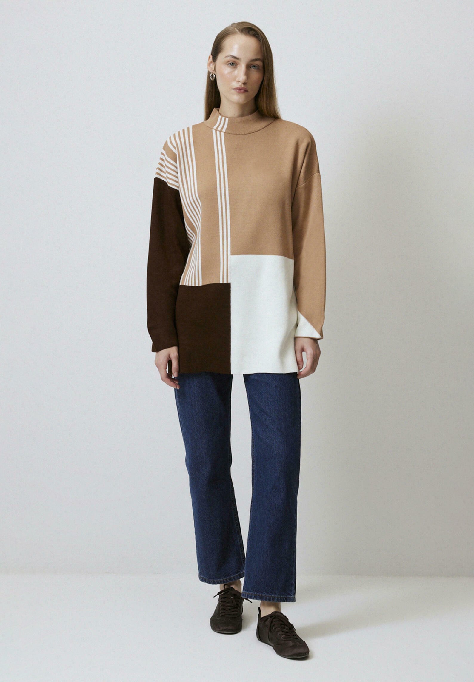Touché Privé MIT NACKENBAND - Pullover - braun