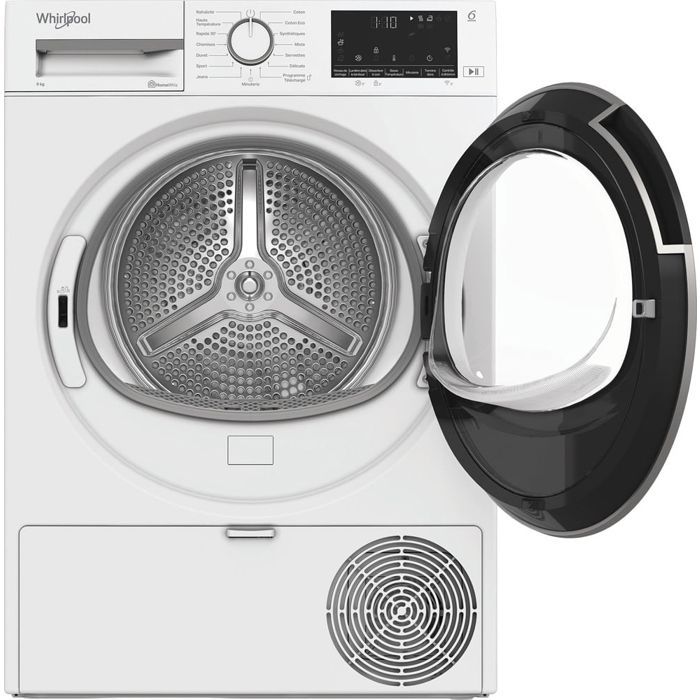Asciugatrice a condensazione - WHIRLPOOL - 9 kg - 15 programmi - 64 dB