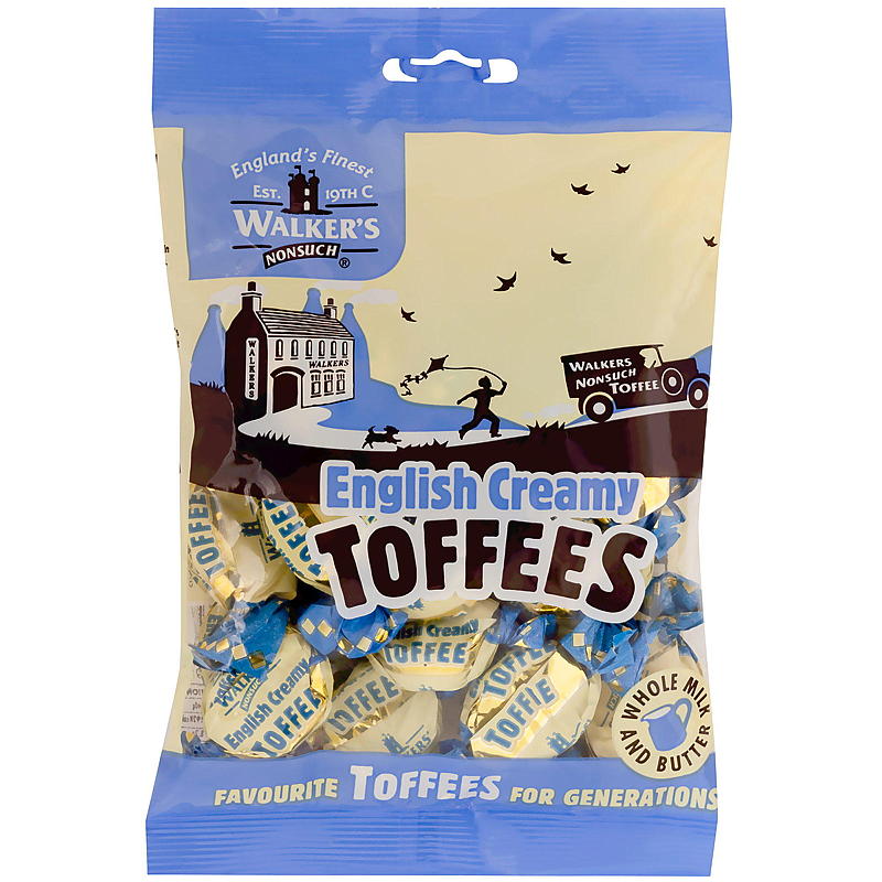 Walkers Toffees 150 g Engelse romige Walkers