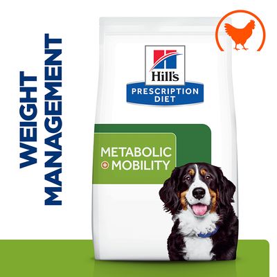 Hill's Prescription Diet Canine Métabolisme + Mobilité Poids + Soins Articulaires - Poulet