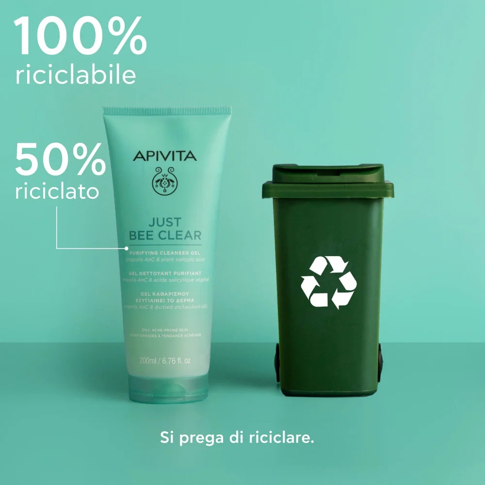 APIVITA Apivita Just Bee Clear Cleans 200 ml Gel de limpeza