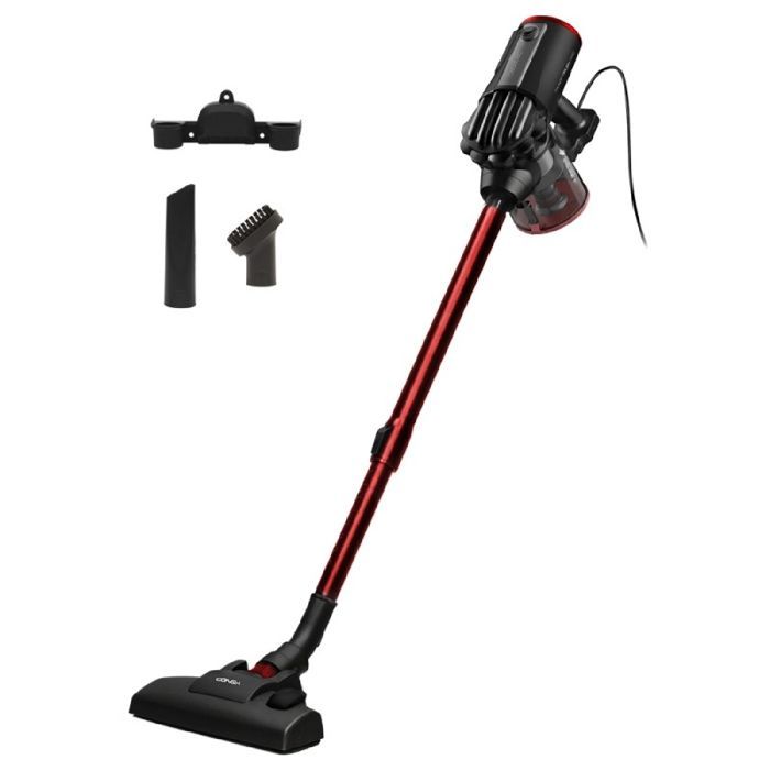 Aspiradora vertical con cable 2 en 1 Cecotec con ThunderBrush. 600 W, aspiradora de mano y de escoba, sin bolsa. Tecnología ciclónica.