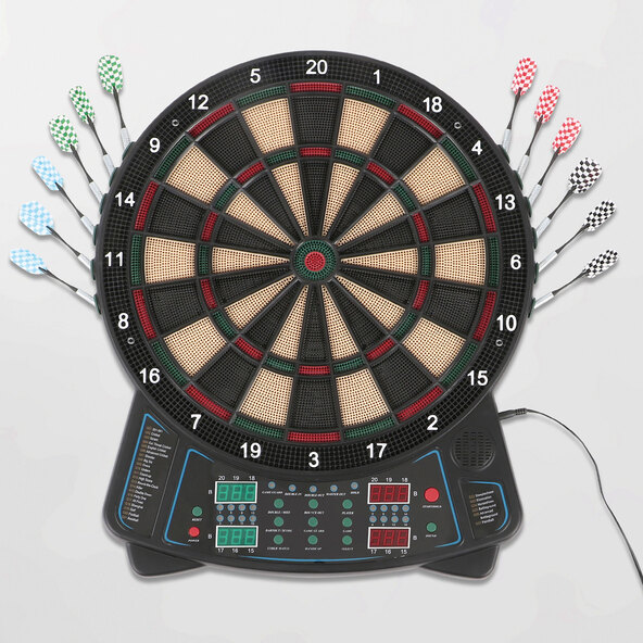 LED-Dartboard, grün