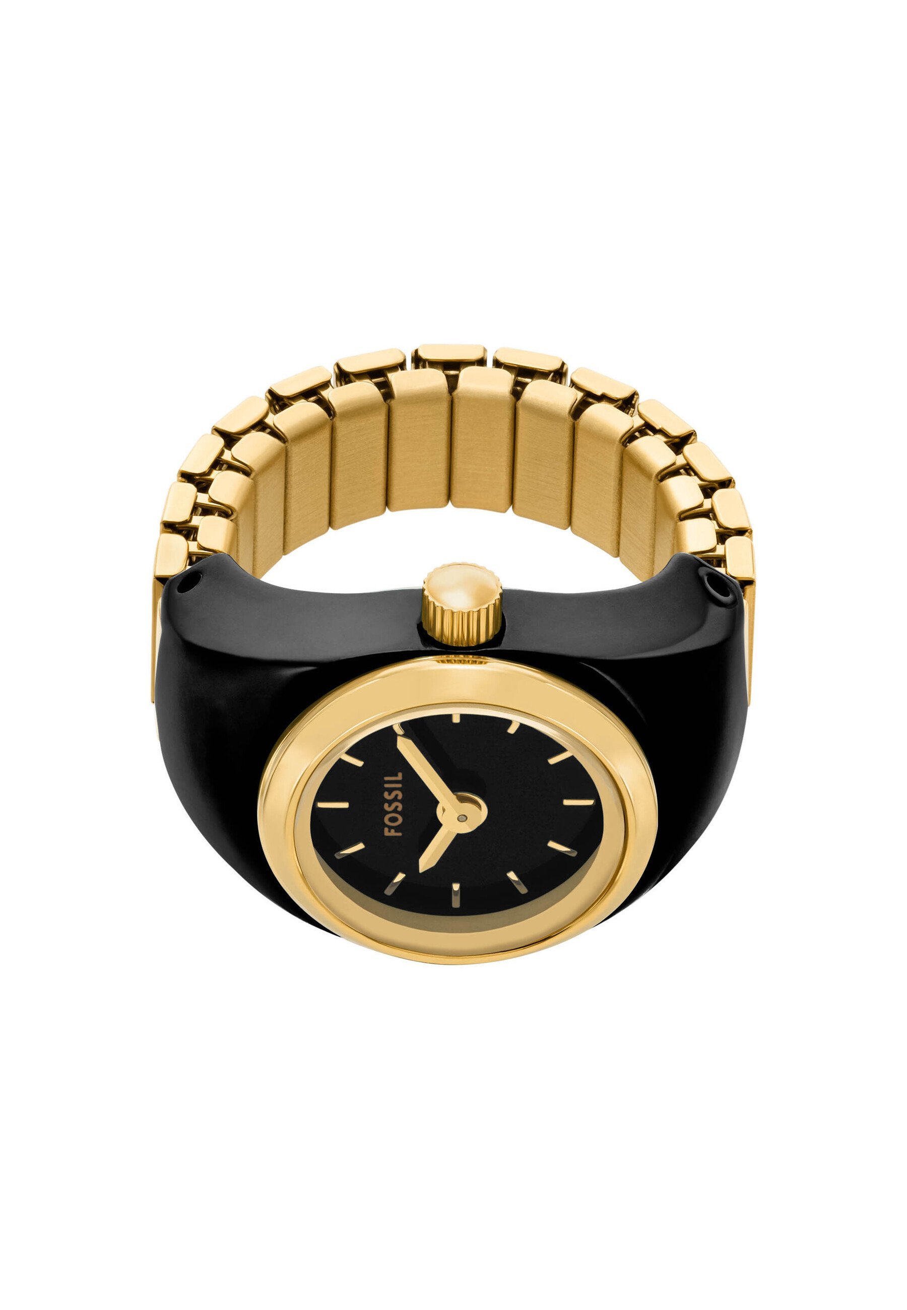 Fossil horloge - zwart