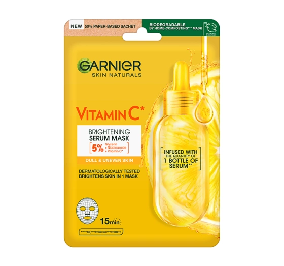 Garnier maska na tkaninie z witaminą C 1 sztuka