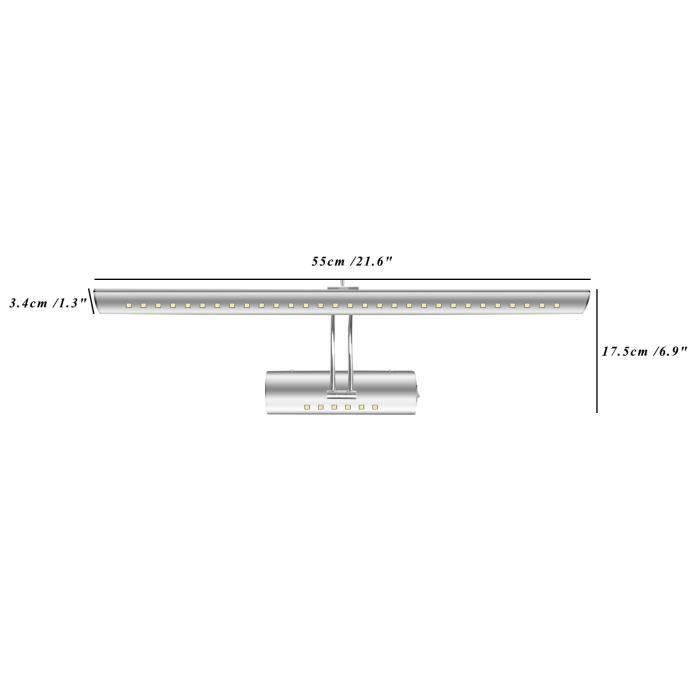 Lámpara de baño - 5050SMD - 7W - 36 LEDs - Blanca - Para interiores - Diseño contemporáneo