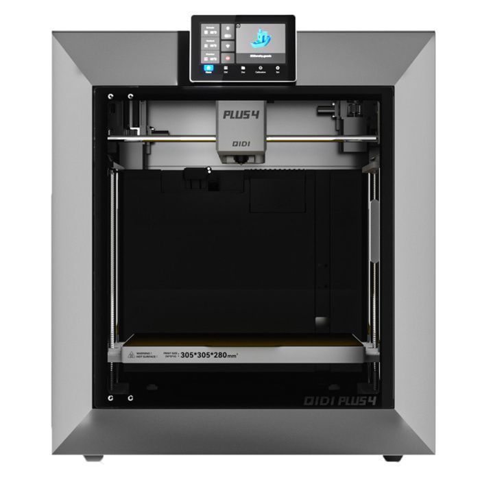 QIDI TECH PLUS4 3D-printer - 1080p-camera - 305 x 305 x 280 mm - Multi-metal composiet nozzle - Nieuw printkopsysteem