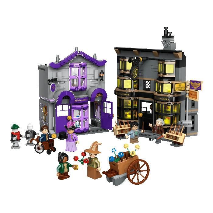 LEGO Harry Potter 76439 Ollivander's and Madam Malkin's Clothing, Wizarding Gifts, Toys, Collectibles, Ages 8+