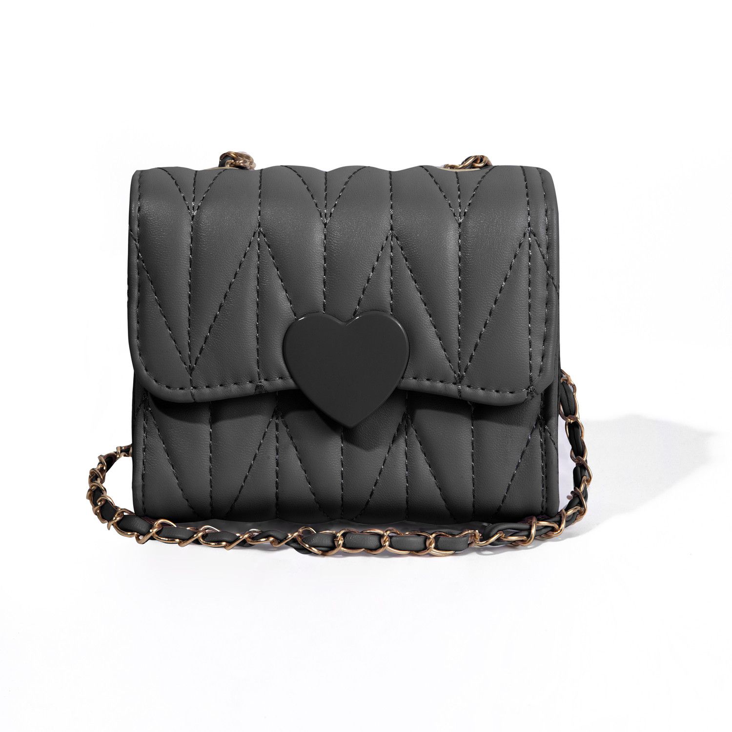 Oblazinjena torbica Little Princess z zapiranjem v obliki srca Domov