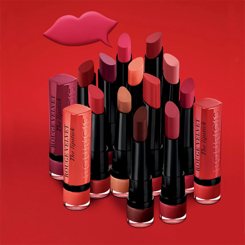 Batom matte Bourjois Rouge Velvet The Lipstick