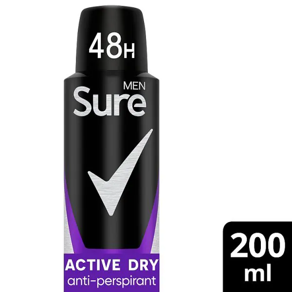 Antiperspirant deodorant Sure Men Essential Active 200ml