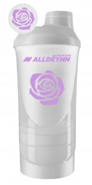 Allnutrition alldeynn shaker 600+350ml white