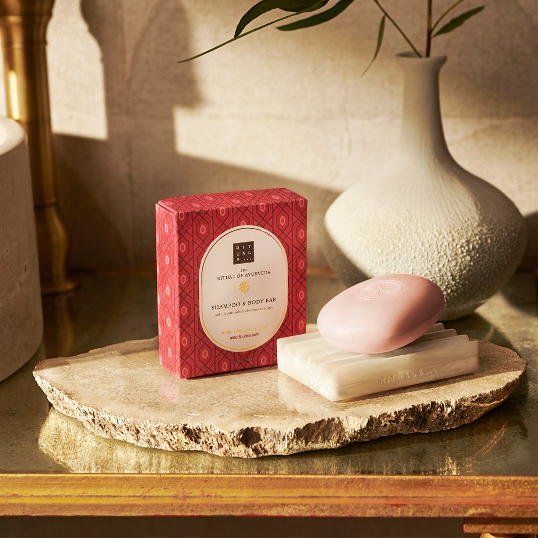 Rituals Körperseife – Das Ritual des Ayurveda Shampoo & Duschseife – 100 g