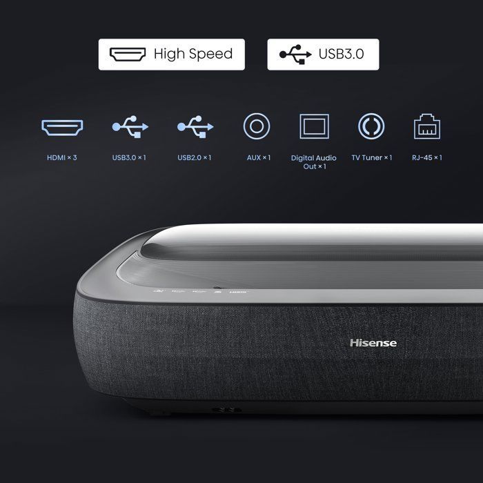 Televisore Laser - HISENSE - 120L9HA - 4K UHD - Tricromia - Schermo antiriflesso da 120