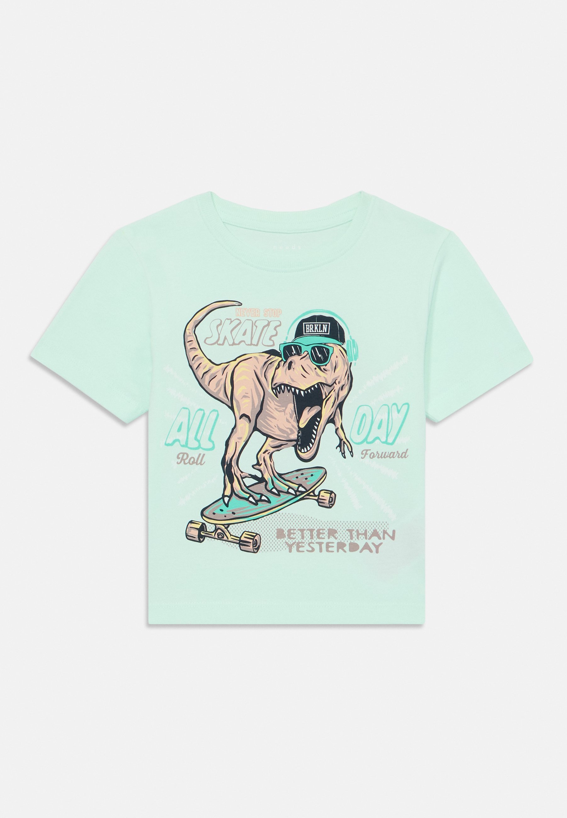 Lot de 2 t-shirts imprimés VANYO - couleur melon/blanc éclatant