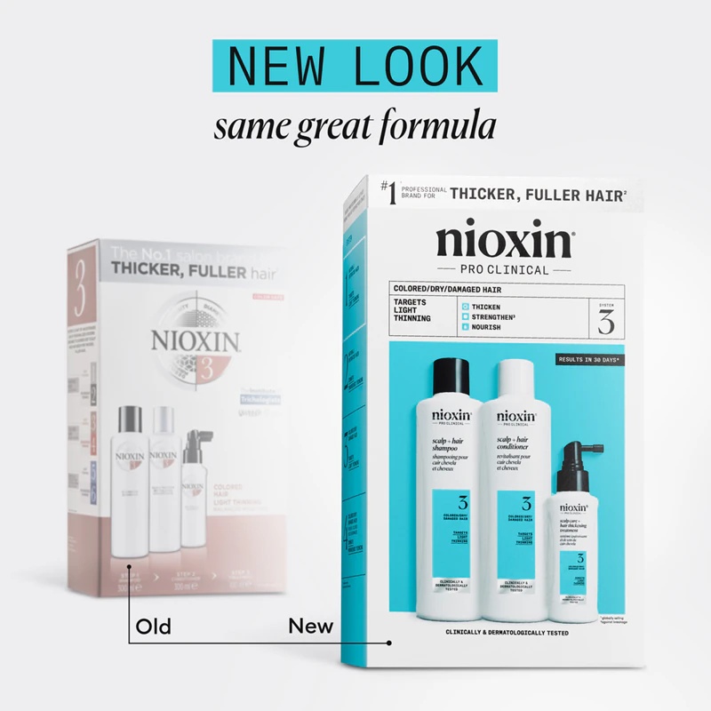 Darilni set Nioxin System 3 za barvane lase