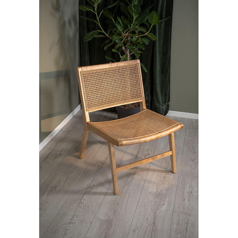 Sedia da casa in rattan di betulla Sunset