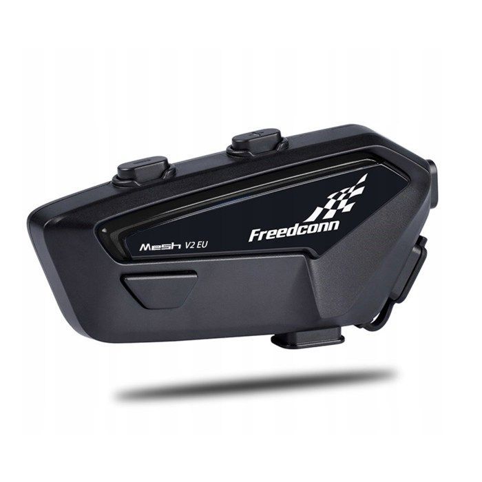 Intercom moto - FREEDCONN - FX Pro V2 EU MESH - Bluetooth 5.0 - Portée 1200 m - Autonomie 12h
