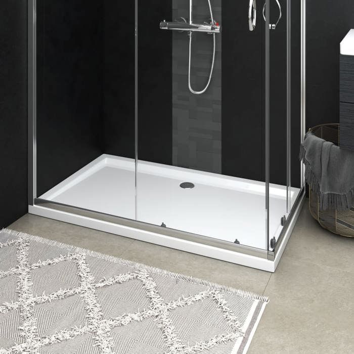 Plato de ducha vidaXL, base de ducha, plato de ducha, baño, aseo, aseo, hogar, interior, rectangular, ABS, 148905