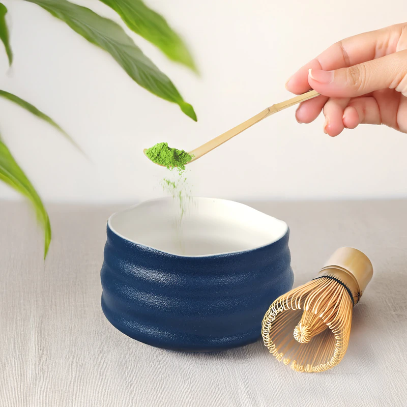 Conjunto de chá Matcha Jiro, kit de presente para preparar uma bebida.