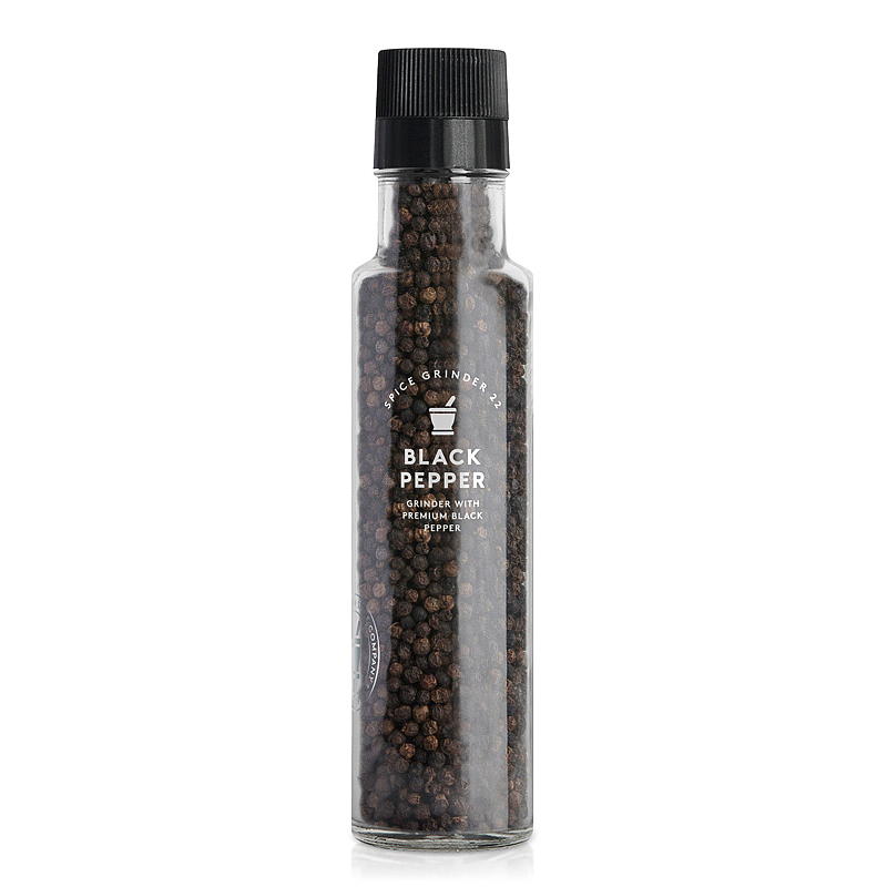 Pimienta Kryddhuset con molinillo Pimienta negra con molinillo 140 g