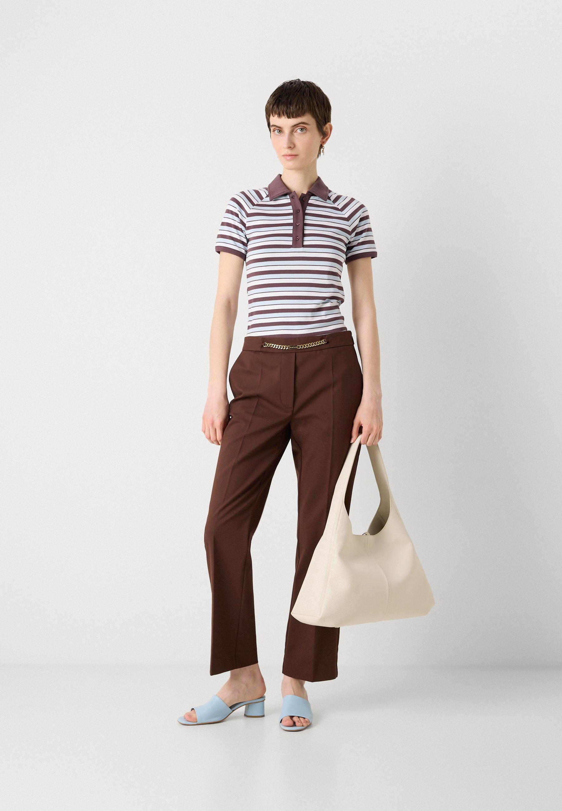 MARCIANO BY GUESS SUNNY CHAIN - Pantaloni - marrone intenso