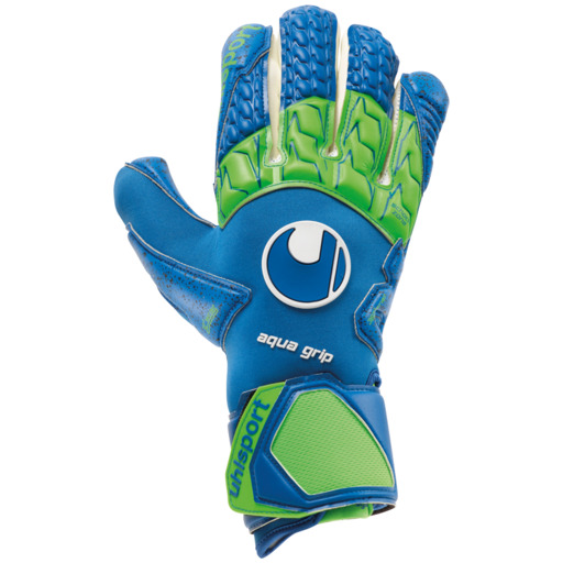  Aquagrip Hn Handschoenen Blauw / Fluor Groen / Wit Uhlsport