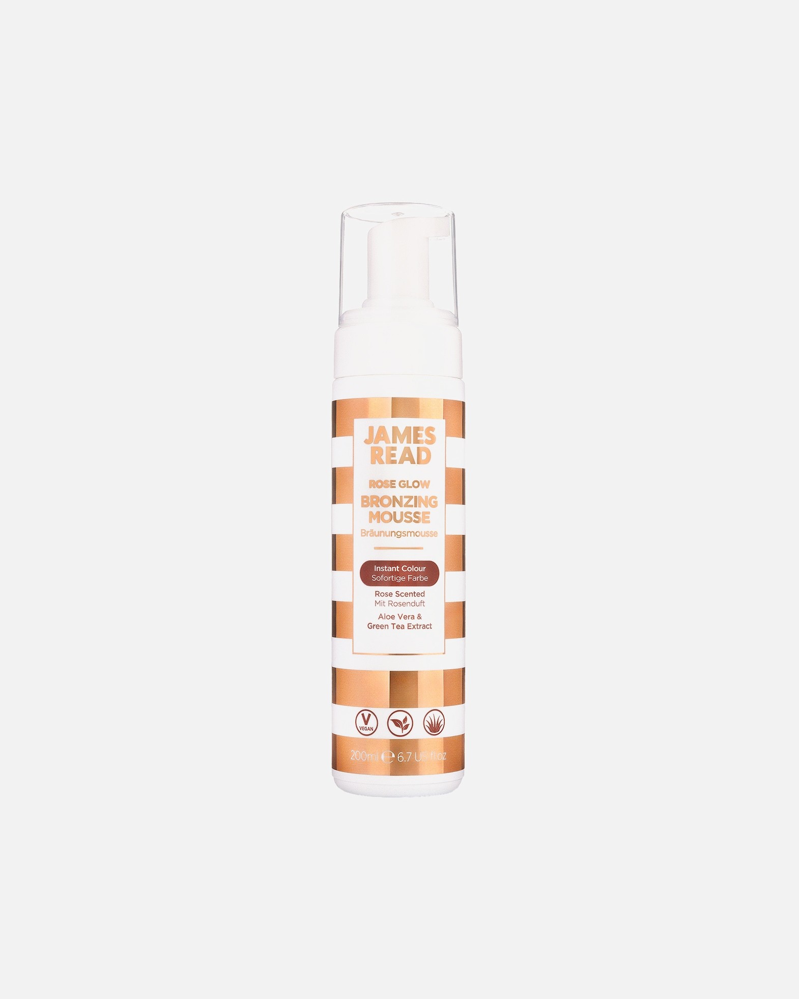 James Read Selbstbräunungs-Rose Glow Mousse - 210 ml