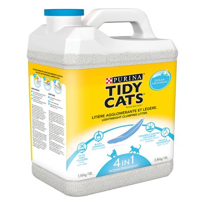 Purina Tidy Cats Litieră ușoară aglomerantă Ocean Fresh