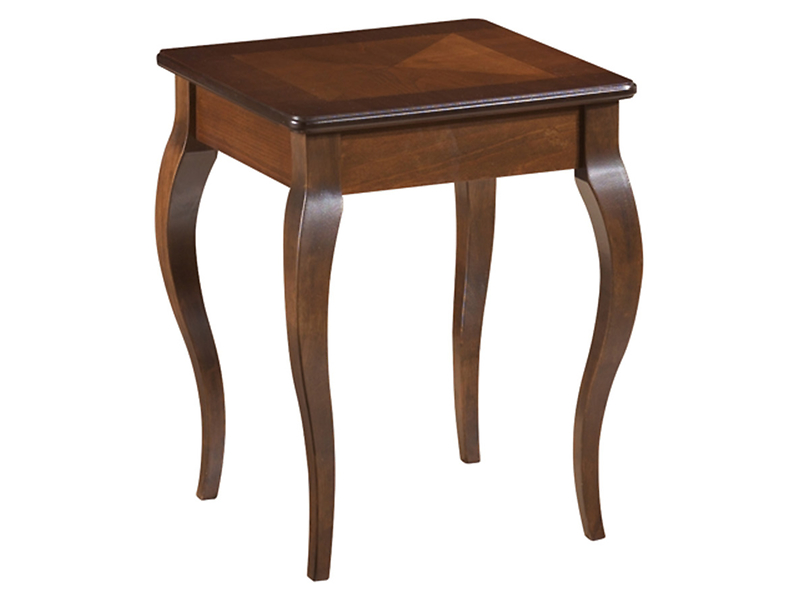 Stolik kwadratowy Padova C 45 cm ciemny orzech